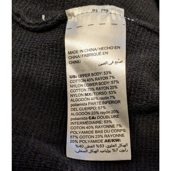 Chico's Cardigan Sweater Convertible Animal Print Zip Off Misses Size 0 S New - Picture 10 of 11